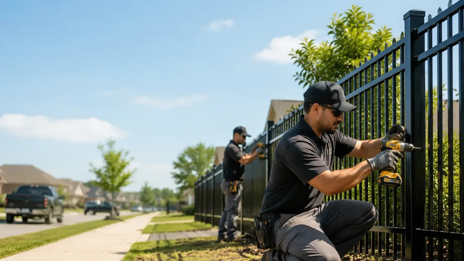 Metal Fence Installation in Black, AL
